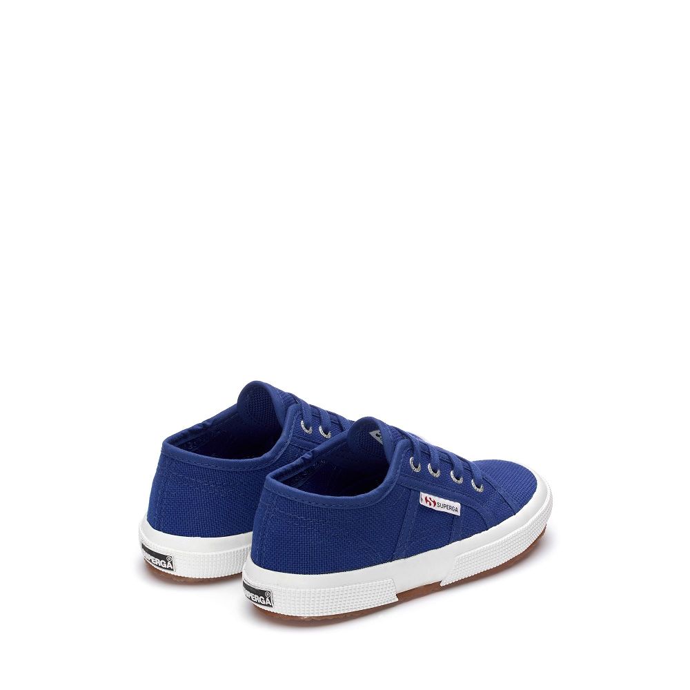 Superga 2750 Jcot Classic Blue Sneakers - Kids Sneakers USA | US3607998